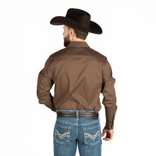 Camisa Kimes Ranch Blackout Brown Caballero