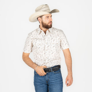 Camisa Rock & Roll Denim Natural Caballero