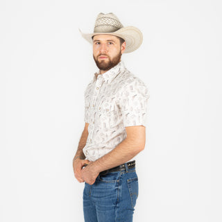 Camisa Rock & Roll Denim Natural Caballero