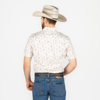 Camisa Rock & Roll Denim Natural Caballero