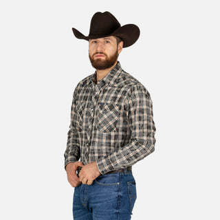 Camisa Wrangler Estampado Cuadros Caballero