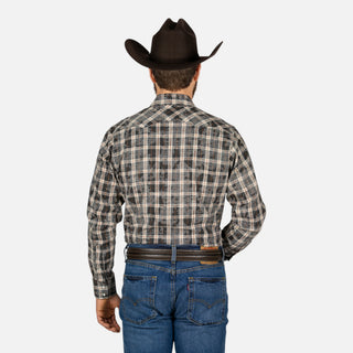 Camisa Wrangler Estampado Cuadros Caballero