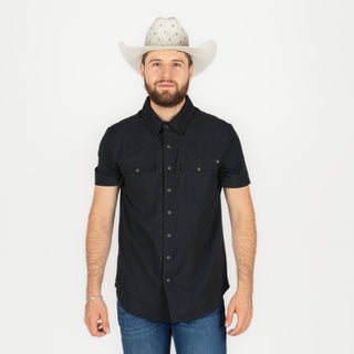 Camisa Rock & Roll Denim Ripstop Black Caballero