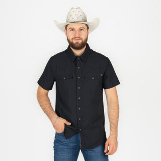 Camisa Rock & Roll Denim Ripstop Black Caballero