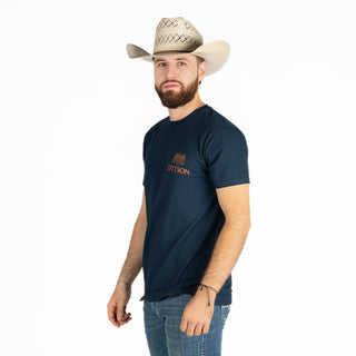 Playera Stetson Marino Caballero