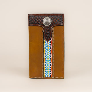 Billetera 3D Tejido Concho Caballero