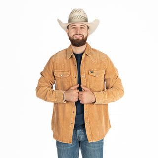 Sobrecamisa Kimes Ranch Catalina Cord Mustard Caballero