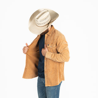 Sobrecamisa Kimes Ranch Catalina Cord Mustard Caballero