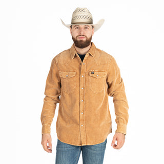 Sobrecamisa Kimes Ranch Catalina Cord Mustard Caballero