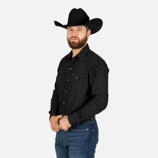 Camisa Rodeo Venttek Negro Caballero