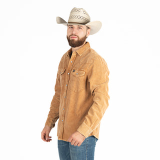 Sobrecamisa Kimes Ranch Catalina Cord Mustard Caballero