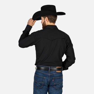 Camisa Rodeo Venttek Negro Caballero