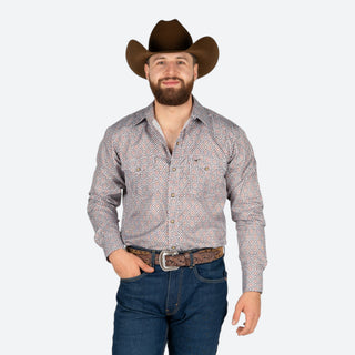 Camisa Rodeo Rombo Aztec Caballero