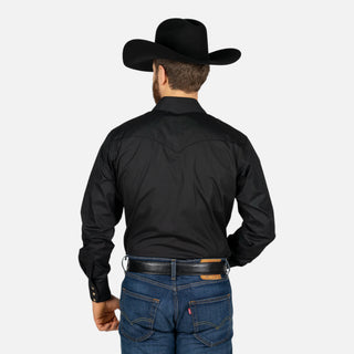 Camisa Rodeo Negra Caballero