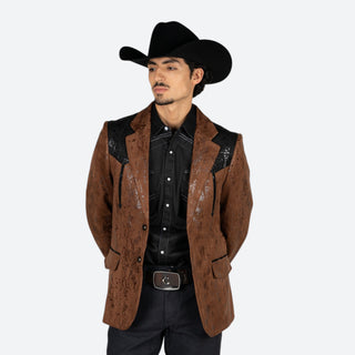 Saco Vaquero Barabas Café Negro Caballero