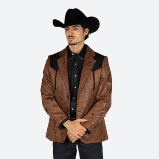 Saco Vaquero Barabas Café Negro Caballero