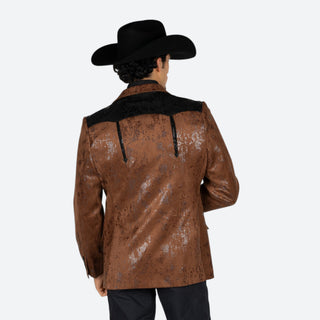 Saco Vaquero Barabas Café Negro Caballero