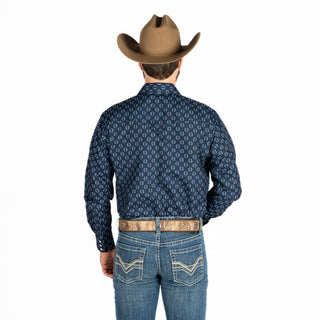 Camisa Rodeo Aztec Marino Caballero