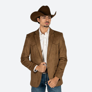 Saco Vaquero Platini Gamuza Camel Caballero