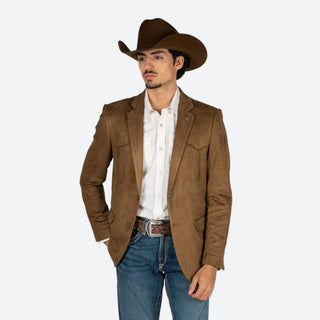 Saco Vaquero Platini Gamuza Camel Caballero