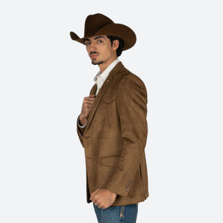Saco Vaquero Platini Gamuza Camel Caballero