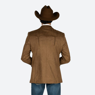 Saco Vaquero Platini Gamuza Camel Caballero