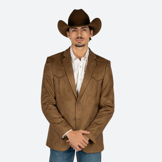 Saco Vaquero Platini Gamuza Camel Caballero