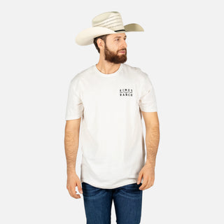 Playera Kimes Ranch Back Branded Bone Caballero