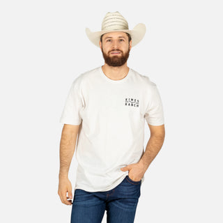 Playera Kimes Ranch Back Branded Bone Caballero