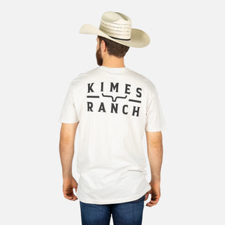 Playera Kimes Ranch Back Branded Bone Caballero