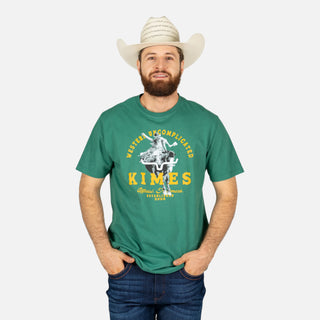 Playera Kimes Ranch Break Through Green Caballero