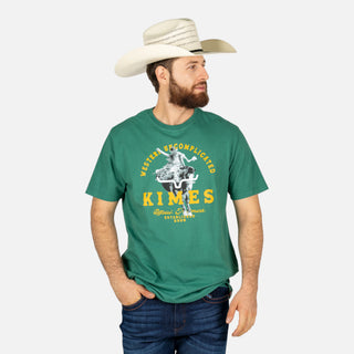 Playera Kimes Ranch Break Through Green Caballero