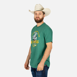 Playera Kimes Ranch Break Through Green Caballero