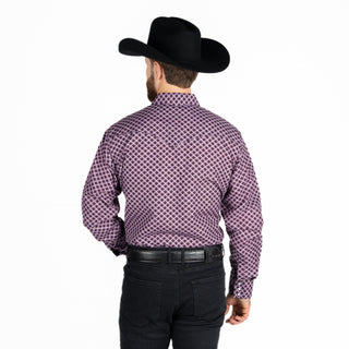 Camisa Rodeo Uva Caballero