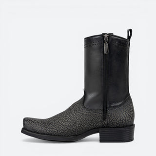Bota Cuadra Bisonte Nobuck Gris Caballero