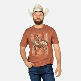 Playera Wrangler Vaquero Caballero