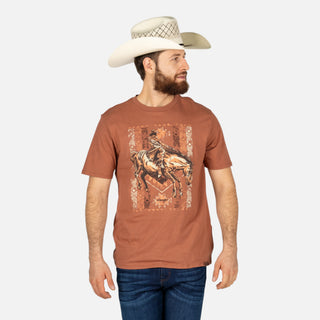 Playera Wrangler Vaquero Caballero