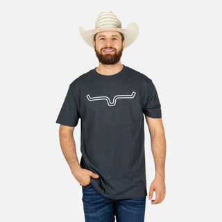 Playera Kimes Ranch Outlier Charcoal Caballero