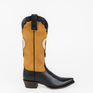 Bota Caborca Clemencia Austin Negro Dama