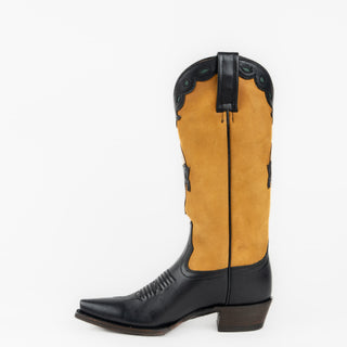 Bota Caborca Clemencia Austin Negro Dama