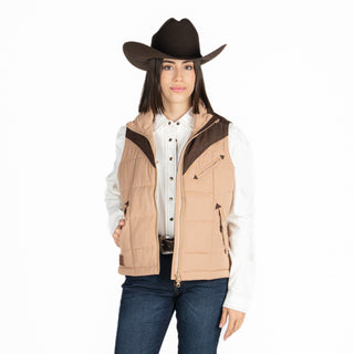 Chaleco Kimes Ranch Lenora Coffe Dama