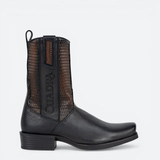 Bota Cuadra Venado Italiano Negro Caballero
