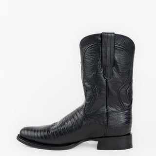 Bota Reyme 1201 Grabado Lizard negro Caballero