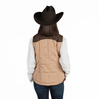 Chaleco Kimes Ranch Lenora Coffe Dama