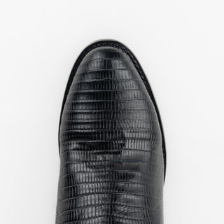 Bota Reyme 1201 Grabado Lizard negro Caballero