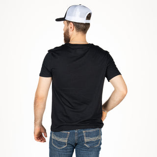 Playera Rock & Roll Denim Graphic Tees Black Caballero