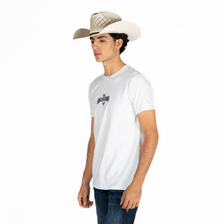Playera Ranch & Corral White Caballero