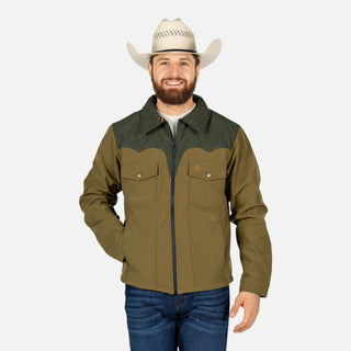 Chamarra Denver Softshell Olive Caballero