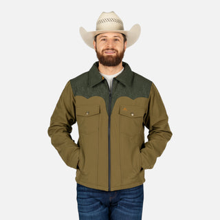 Chamarra Denver Softshell Olive Caballero