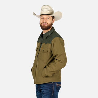 Chamarra Denver Softshell Olive Caballero